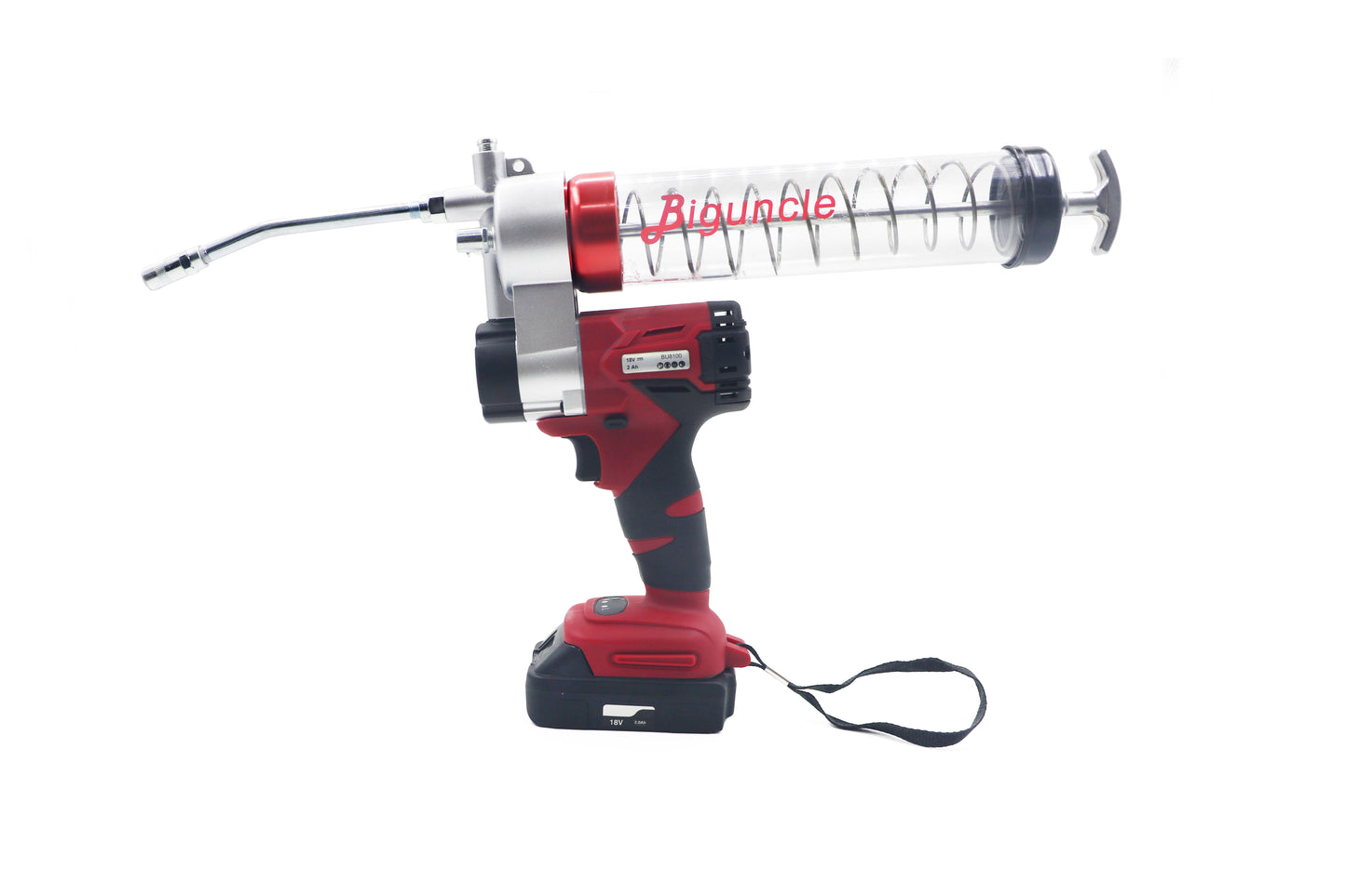Electric Powered Cordless Clear Tube Grease Gun 8000 Max PSI