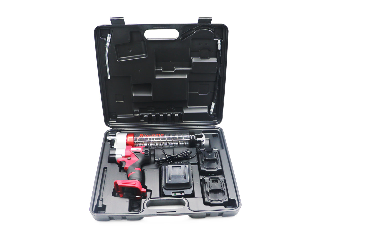 Electric Powered Cordless Clear Tube Grease Gun 8000 Max PSI