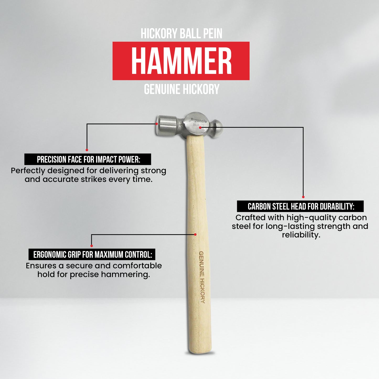 Hickory Ball Pein Hammer
