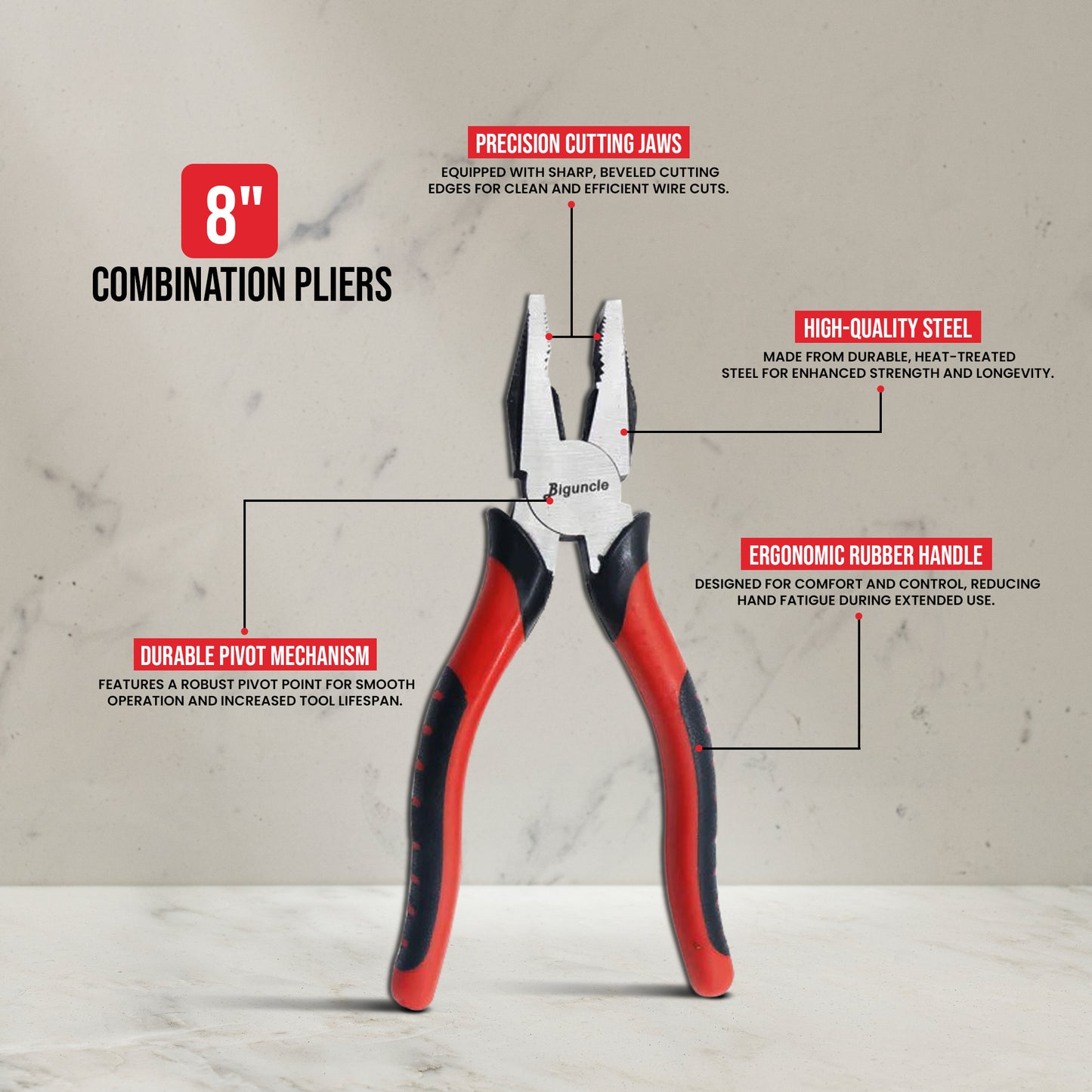 8" Combination Pliers